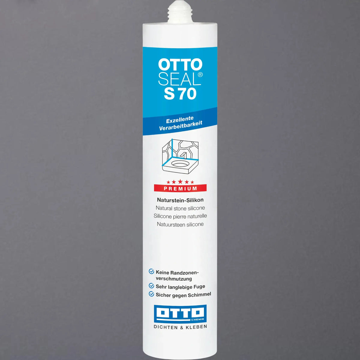 OTTOSEAL S 70 – Profi Silikon für Marmor und Naturstein