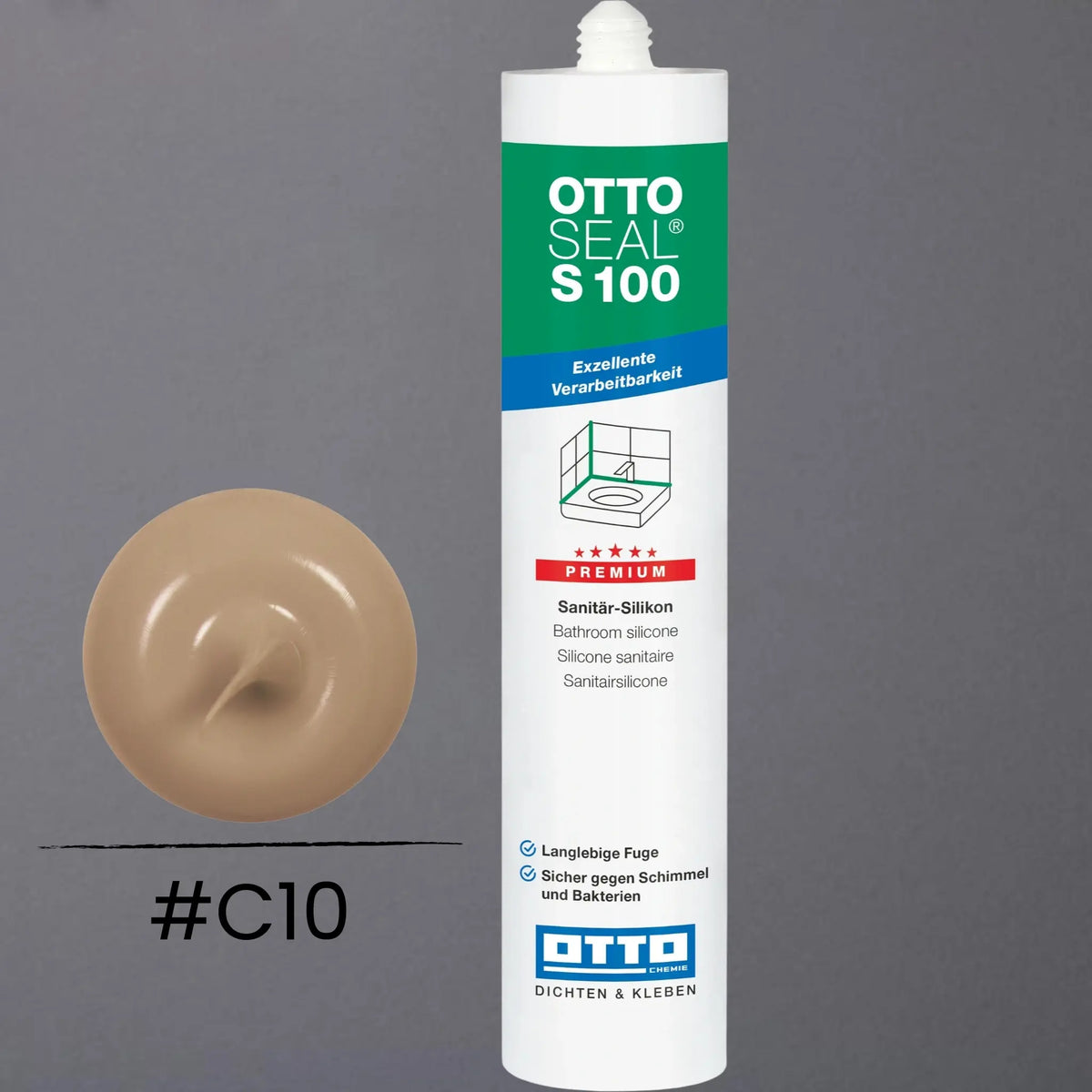 Produktbild OTTOSEAL S 100 Premium-Sanitär-Silikon bahamabeige C10
#F005485

