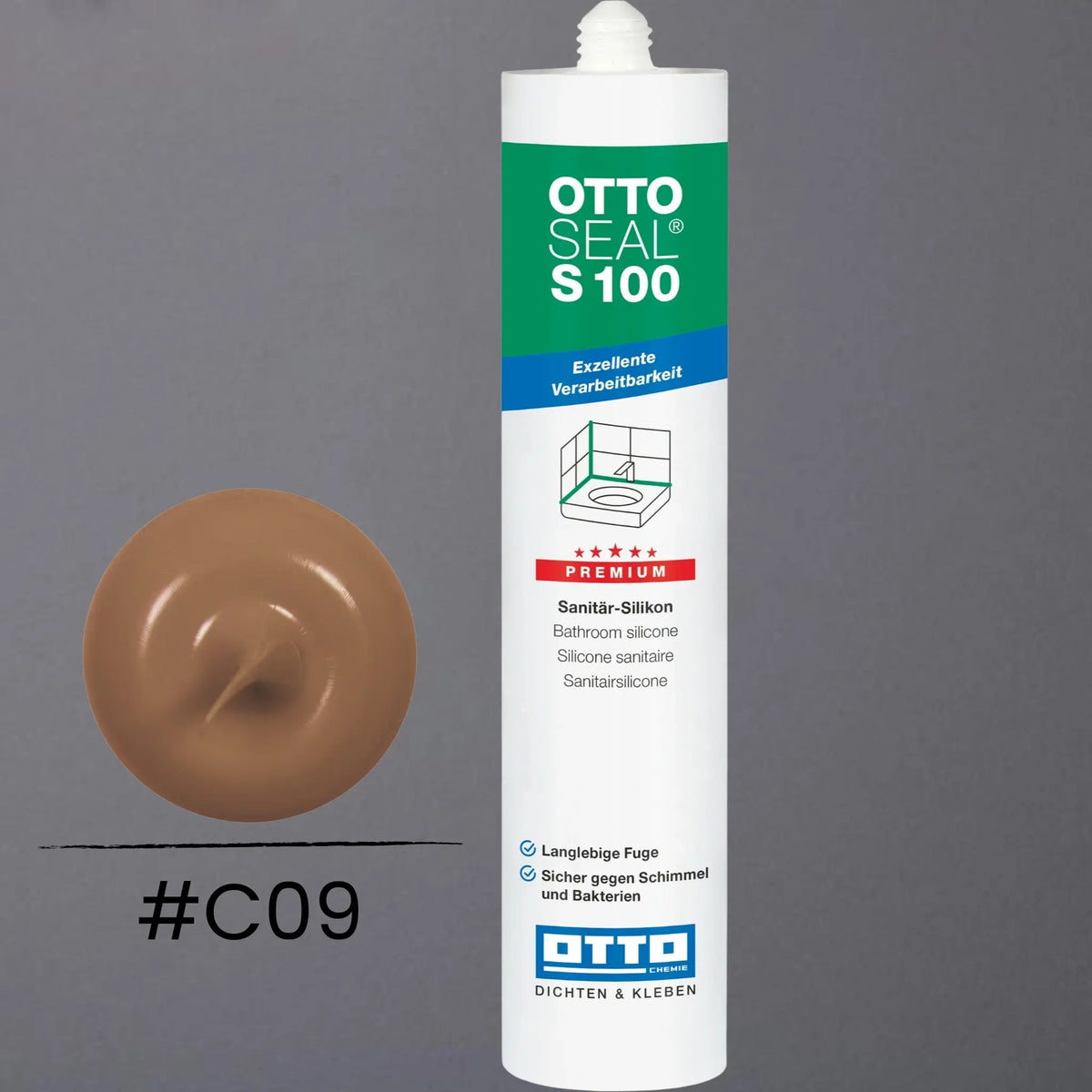 Produktbild OTTOSEAL S 100 Premium-Sanitär-Silikon caramel C09
#F005484
