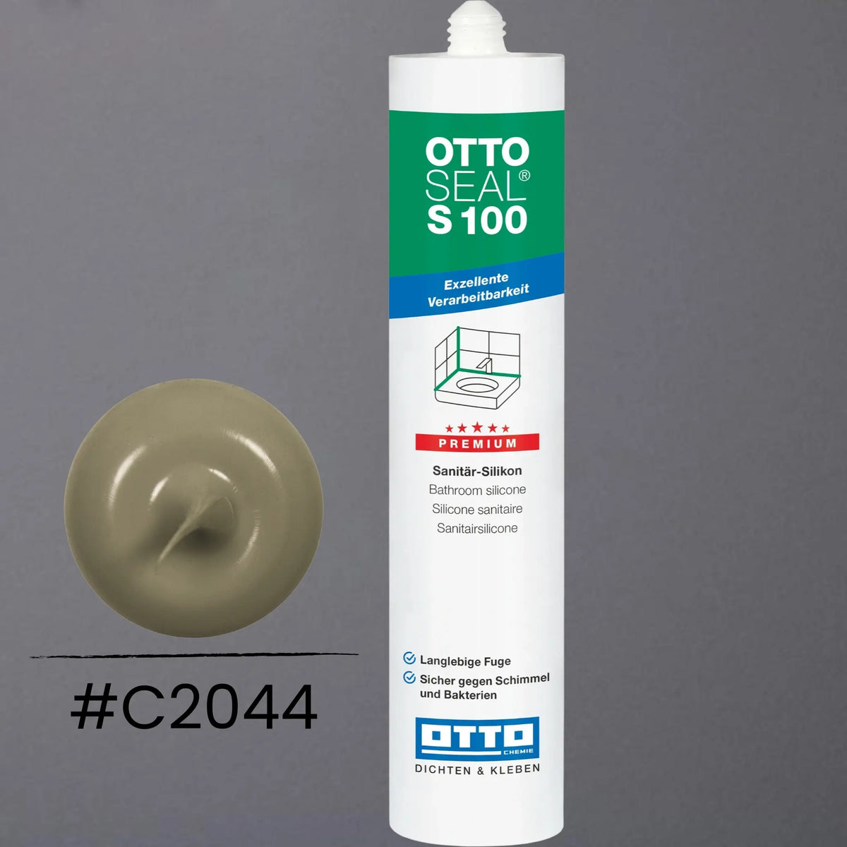 Produktbild OTTOSEAL S 100 Premium-Sanitär-Silikon sandgrau 18 C2044
#F005491
