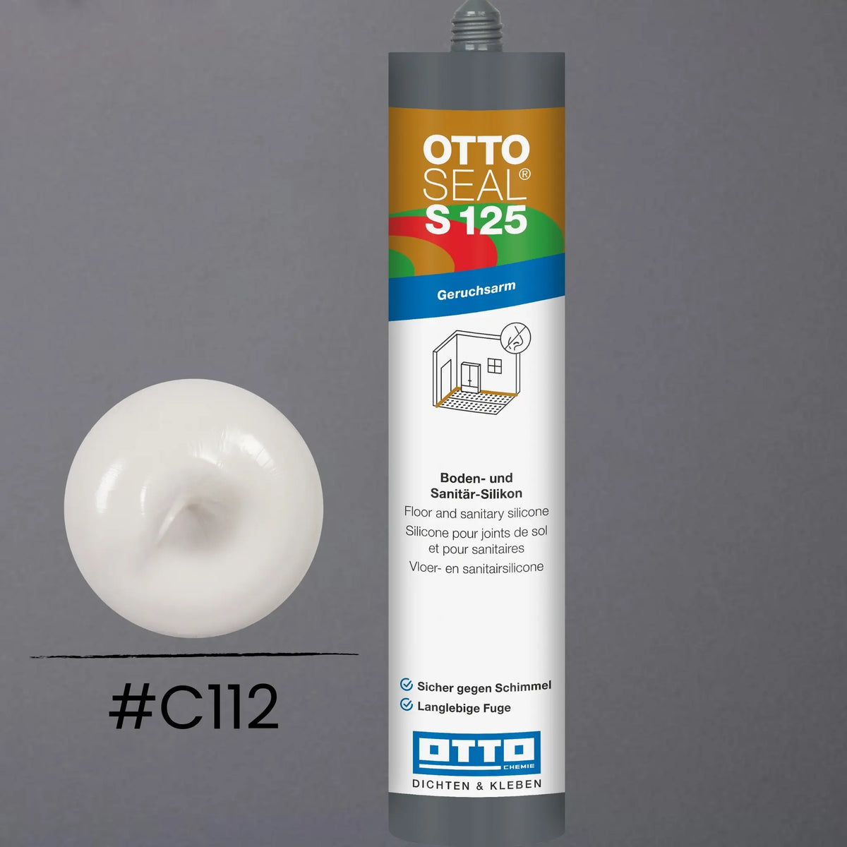 Produktbild OTTOSEAL S 125 – Boden- & Sanitär-Silikon helljasmin C112
#F005505
