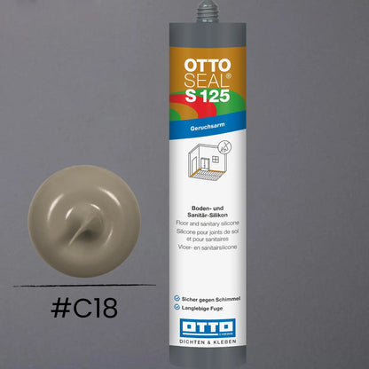 Produktbild OTTOSEAL S 125 – Boden- & Sanitär-Silikon sanitärgrau C18
#F005506

