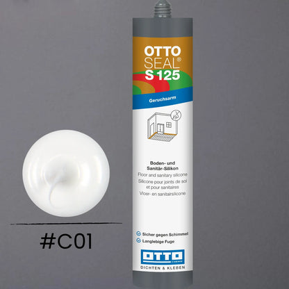 Produktbild OTTOSEAL S 125 – Boden- & Sanitär-Silikon weiß C01
#F005503

