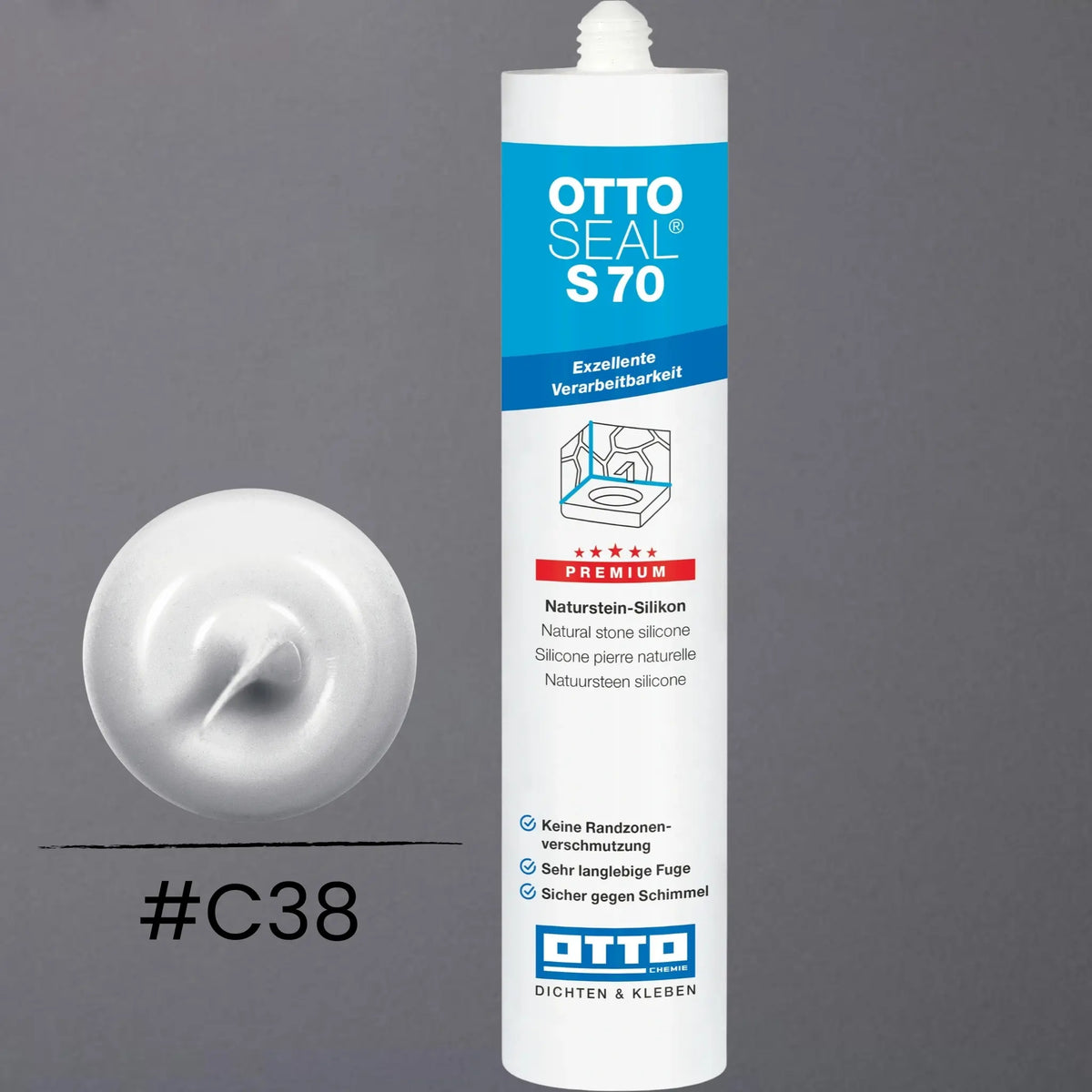 Produktbild OTTOSEAL S 70 – Marmor und Naturstein lichtgrau C38
#F005469
