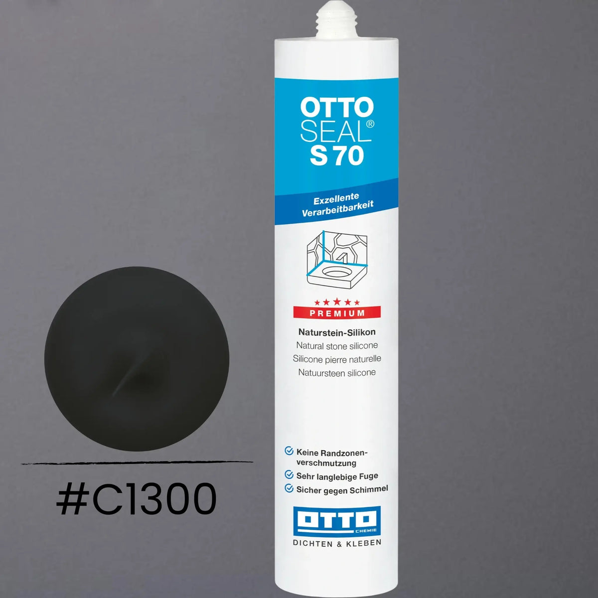 Produktbild OTTOSEAL S 70 – Marmor und Naturstein matt anthrazit C1300
#F005467