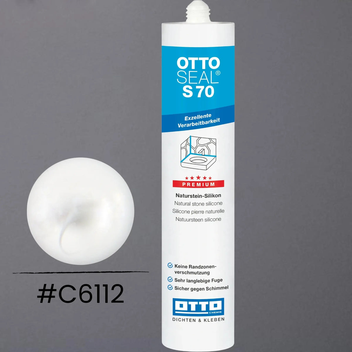 Produktbild OTTOSEAL S 70 – Marmor und Naturstein matt weiß C6112
#F005472
