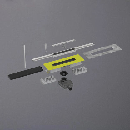 Kürzbare Duschrinne in Einzelteilen, 101mm Bauhöhe
#F005320
#F005321
#F005322
#F005326
#F005327
#F005328
#F005332
#F005333
#F005334
