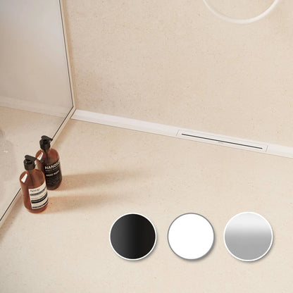 Ambientebild kürzbare Duschrinne für die Wand