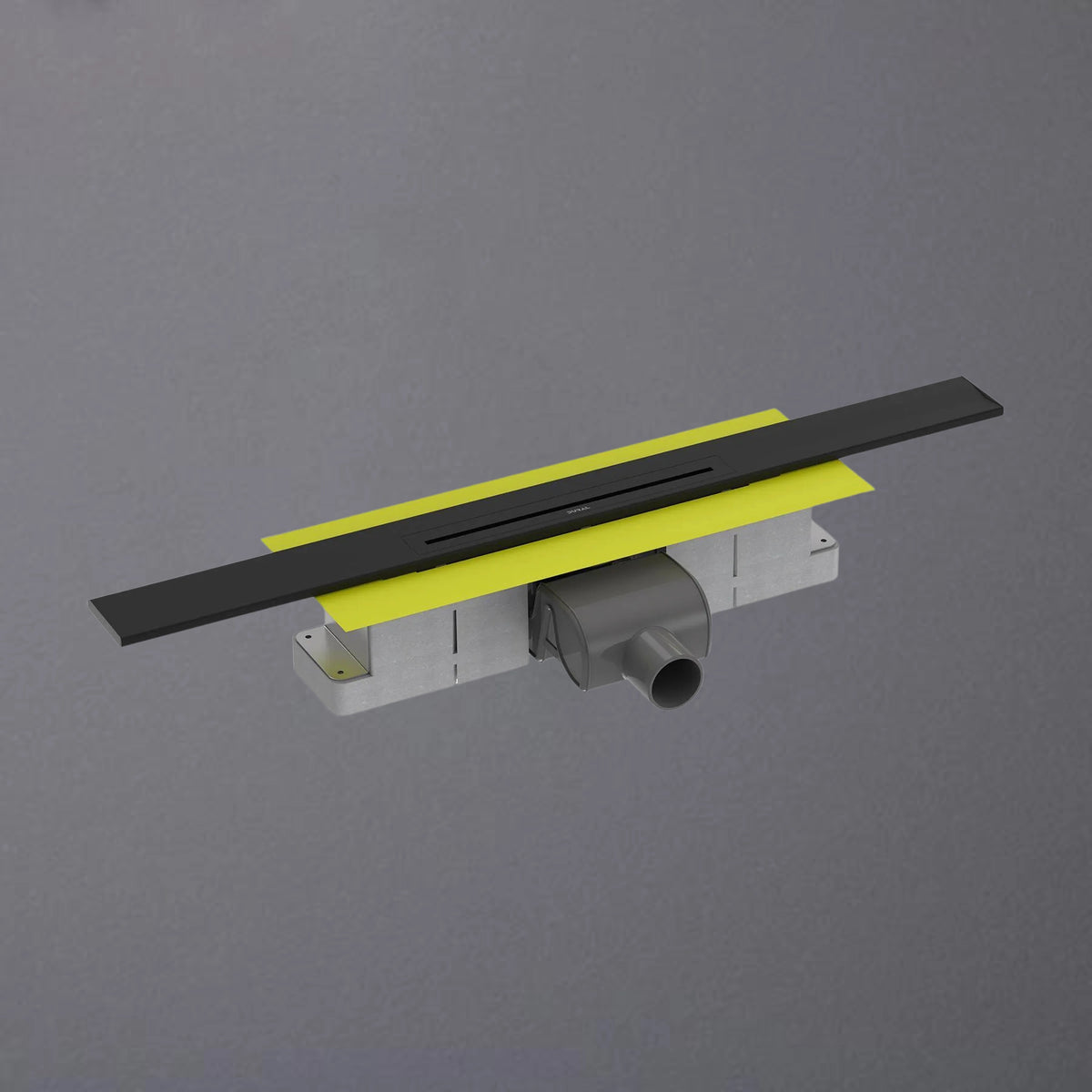 Kürzbare Duschrinne mit schwarzem Rost, 101mm Bauhöhe
#F005339
#F005345
#F005351
