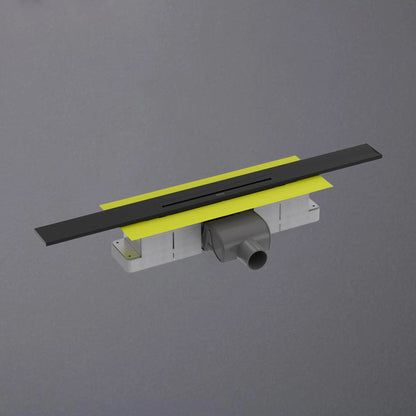 Kürzbare Duschrinne mit schwarzem Rost, 101mm Bauhöhe
#F005339
#F005345
#F005351

